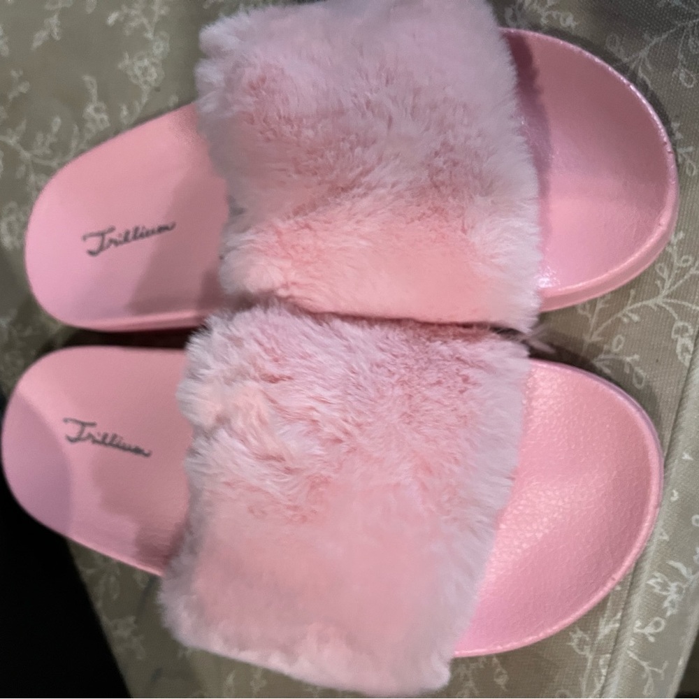 pink Furry slides